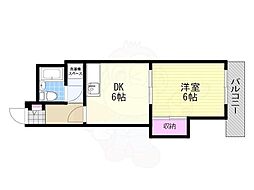 ハイツサンコー 1DKの間取図画像