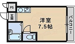 エクセレントジョーシン6 ワンルームの間取図画像