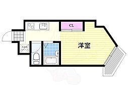 ENEGIO21 1Kの間取図画像