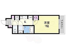 アドバンス新大阪CityLife 1Kの間取図画像