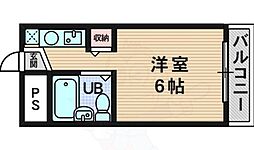 ハイツ川先 ワンルームの間取図画像
