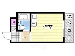 グローバル相川 ワンルームの間取図画像