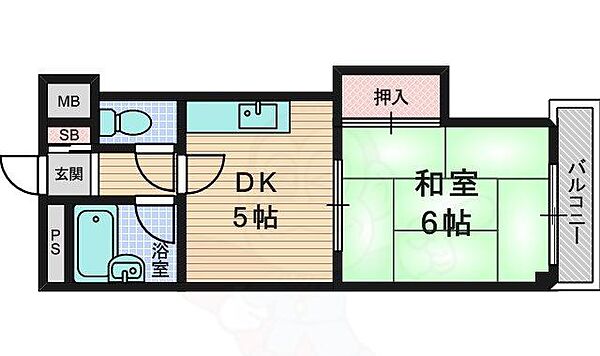 アミル1番館 ｜大阪府大阪市東淀川区淡路２丁目(賃貸マンション1DK・3階・26.93㎡)の写真 その2