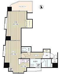 プラザ小島屋抜弁天ビル 1LDKの間取図画像