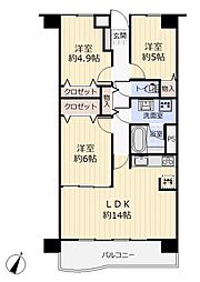 間取図画像 3LDK