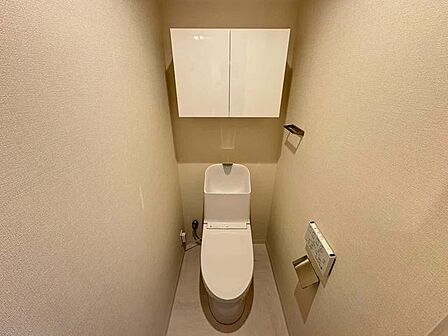 快適に使用できる温水洗浄便座付きのトイレ