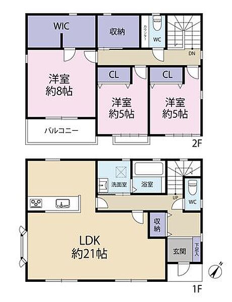 間取りを拡大表示