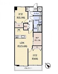 間取図画像 3LDK
