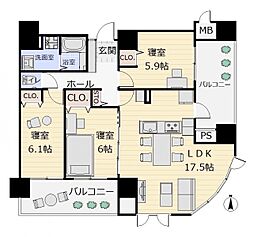 間取図画像 3LDK