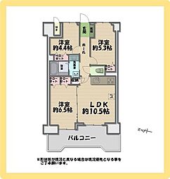 ライオンズプラザ長町中央 3LDKの間取図画像