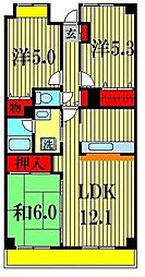 ヴィラ・グラニッツ 3LDKの間取図画像