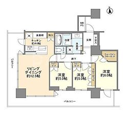DayOneタワー 3LDKの間取図画像