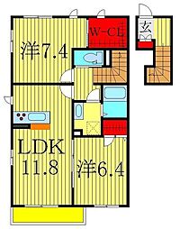 JR常磐線 南柏駅 徒歩8分 2階/-