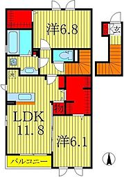 JR常磐線 天王台駅 徒歩9分 2階/-