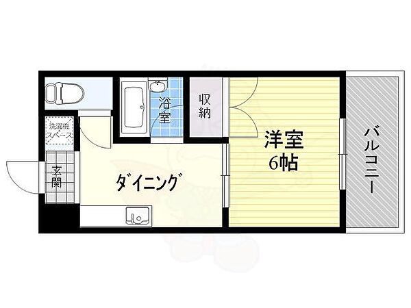 ハイム成城 ｜大阪府大阪市城東区成育４丁目(賃貸マンション1DK・1階・27.01㎡)の写真 その2