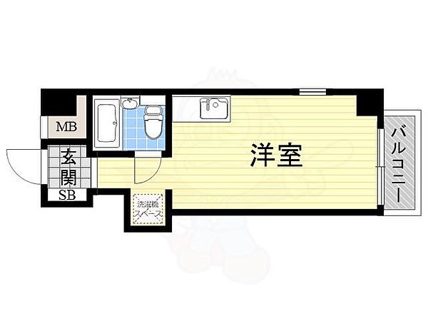 センターハイム大宮 ｜大阪府大阪市旭区大宮４丁目(賃貸マンション1R・6階・19.93㎡)の写真 その2