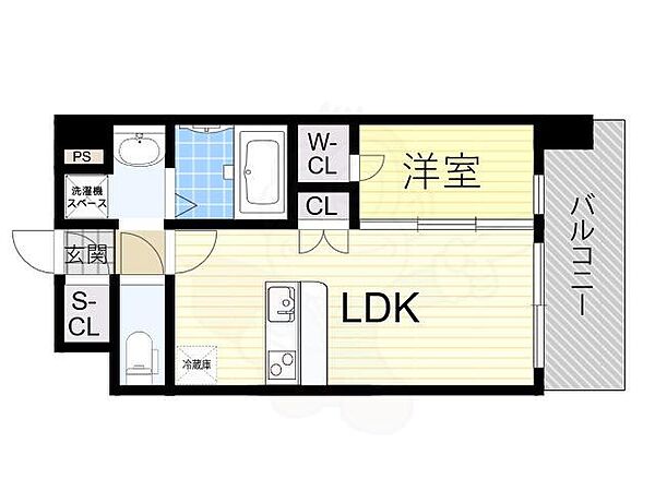 大阪府大阪市都島区大東町１丁目(賃貸マンション1LDK・5階・29.76㎡)の写真 その2