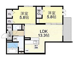 クラシスト高殿 1階/-
