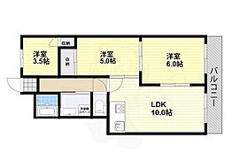 間取図画像 3LDK
