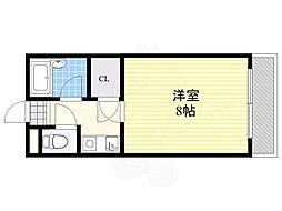 モリビル 1Kの間取図画像