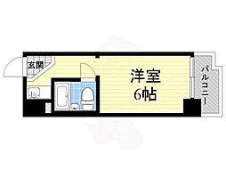 ルネッサンスガーデンヒルズ ワンルームの間取図画像