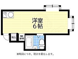 NORE大宮 ワンルームの間取図画像