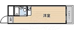 ジュネス野江 ワンルームの間取図画像