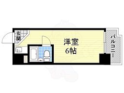 ルネッサンスガーデンヒルズ ワンルームの間取図画像