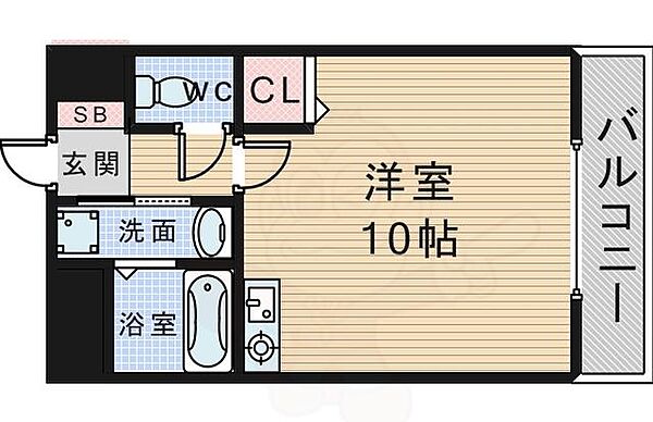 アドミール豊中 401｜大阪府豊中市末広町２丁目(賃貸マンション1R・4階・28.00㎡)の写真 その2