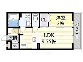 大阪府豊中市北条町４丁目（賃貸アパート1LDK・2階・33.40㎡） その2