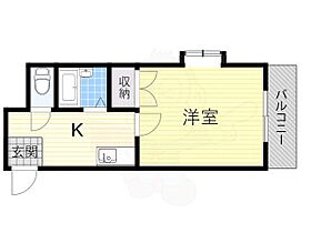 大阪府豊中市浜２丁目（賃貸アパート1K・3階・23.60㎡） その2