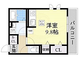 阪急宝塚本線 岡町駅 徒歩3分 1階/-