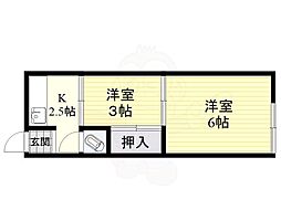 阪急宝塚本線 岡町駅 徒歩14分 1階/-