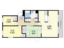間取図画像 3LDK