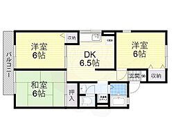 クレーンフラッツ 2階/-