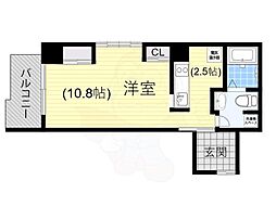 suju ワンルームの間取図画像
