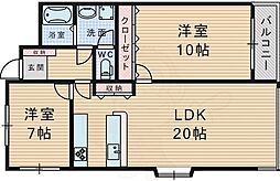 阪急宝塚本線 岡町駅 徒歩9分 2階/-