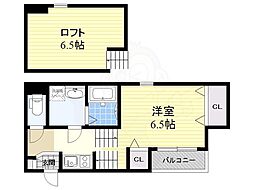 スクリーア箕輪 1Kの間取図画像
