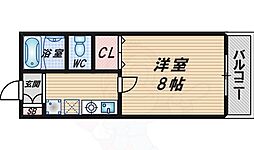 カーサ・ティエラ 1Kの間取図画像