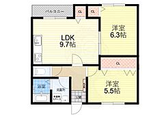 物件の間取り