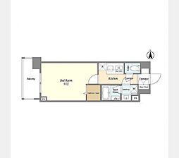 N'sパークレジデンス高田馬場 1Kの間取図画像