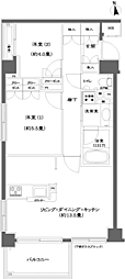 コンフォリア西早稲田 2LDKの間取図画像
