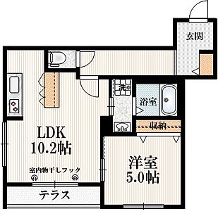 間取り：★南向き★角部屋2面採光の明るいお部屋★