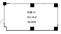 ルネライラタワー船橋 ワンルームの間取図画像