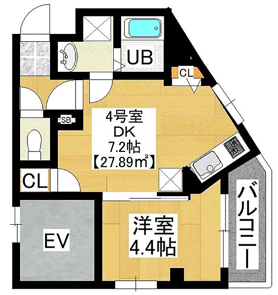 千葉県千葉市中央区港町(賃貸マンション1DK・3階・27.89㎡)の写真 その1