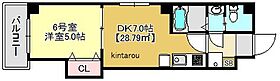 金太郎ヒルズ106 406 ｜ 千葉県千葉市美浜区高洲1丁目24-3（賃貸マンション1DK・4階・28.79㎡） その2