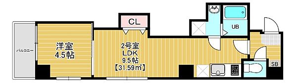 ベルテ千葉中央 302｜千葉県千葉市中央区中央2丁目(賃貸マンション1LDK・3階・31.59㎡)の写真 その2