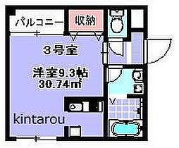 千葉県千葉市花見川区幕張町5丁目477-16（賃貸マンション1K・3階・27.44㎡） その2