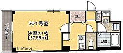 LeSept 1Kの間取図画像