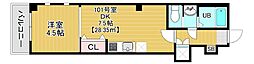 Charmant Maison 1DKの間取図画像